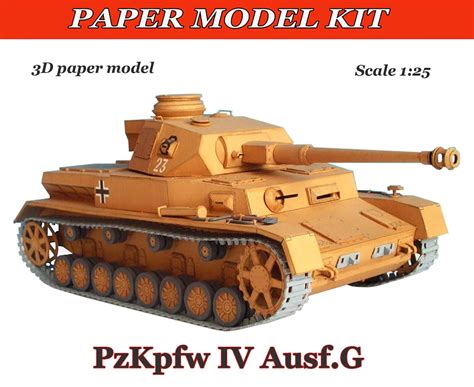 Paper Model Tank Military Tank Papercraft 3d Tank Paper Kit Singapore