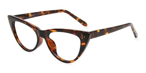 Wy Z1008 Cat Eye Tortoise Eyeglasses Frames Leoptique