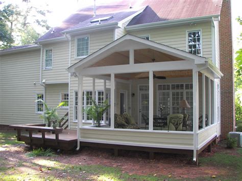 I am in the midst of planning my conversion of our back deck into a screened porch. Screened Porches - Structurally SpeakingStructurally Speaking