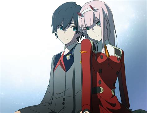 Hiro And Zero Two Casal Anime Personagens De Anime E Imagem De Anime