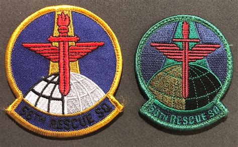 The Usaf Rescue Collection Usaf 56th Rqs Patch Set