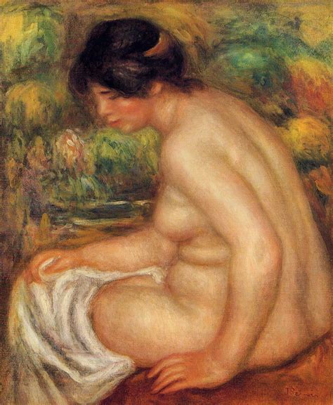 Seated Nude In Profile Gabrielle Impressionism Pierreaugusterenoir Https T Co