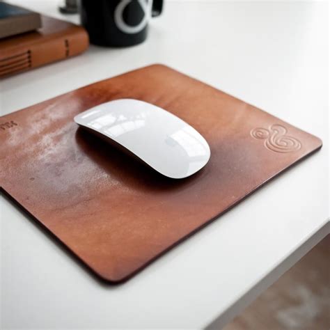 Premium Leather Mousepad Ugmonk Logo Natural Leather Mouse Pad