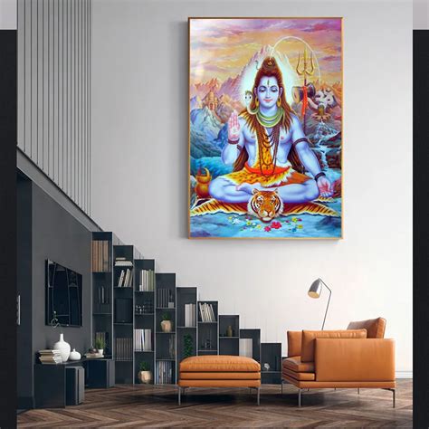 Religious Painting Hindu Gods Home Decorative Posters And Prints