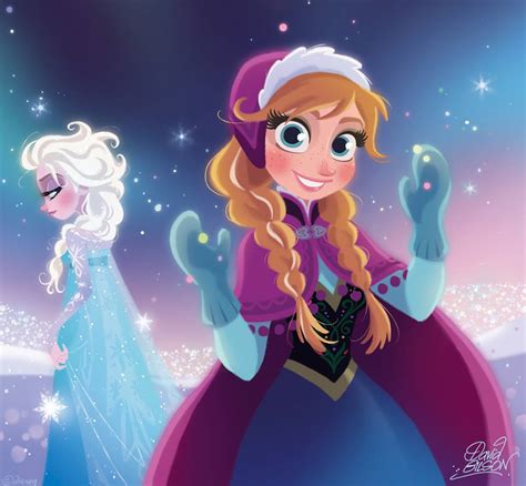 elsa and anna frozen fan art 35263083 fanpop