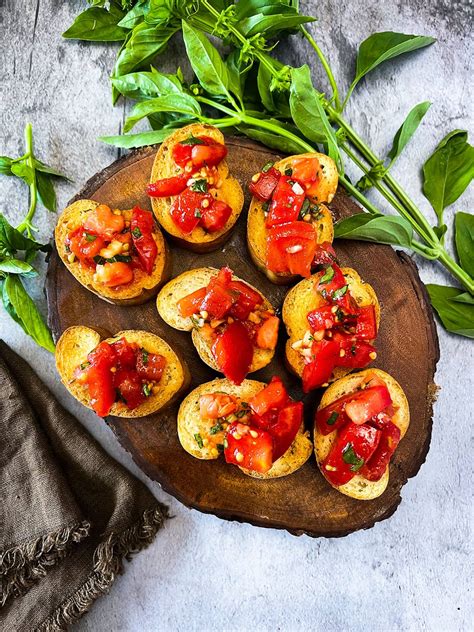 Bruschetta Al Pomodoro Healthier Steps