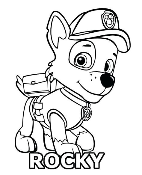 The #1 website for free printable coloring pages. Paw Patrol Ryder Coloring Page at GetDrawings | Free download