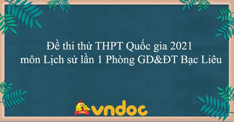 Thí sinh và các bậc phụ huynh cùng cập nhật nhanh đáp án đề thi lịch sử kỳ thi tốt nghiệp thpt 2021 đợt 1 (tham khảo) bao gồm các mã đề Đề thi thử THPT Quốc gia 2021 môn Lịch sử lần 1 Phòng GD ...