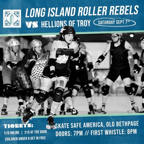 Long Island Roller Rebels Vs Hellions Of Troy Long Island Roller Rebels