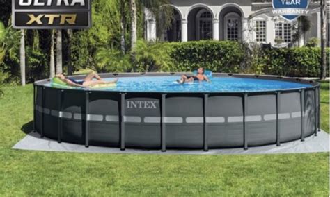 Intex 20 X 48 Ultra Xtr Frame Round Swimming Pool Set With Sand