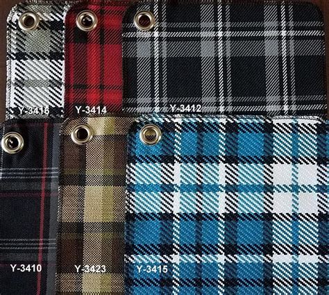 Tartan Plaid Automotive Upholstery Fabric Upholstery