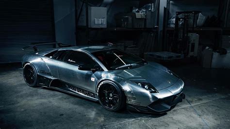 Lamborghini Murcielago With Brushed Aluminum Wide Body Kit