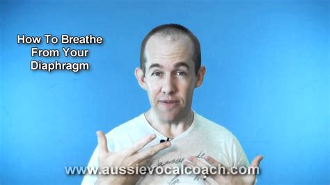 You cannot feel the diaphragm directly so how do you know if you are doing it right? Learn To Sing: How To Breathe From Your Diaphragm - YouTube