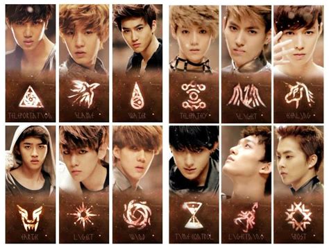 Exo Town Exo Members Official Signs And Powers