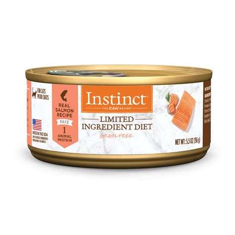 Keep your feline friend healthy, lean and satisfied with natural balance® l.i.d. Instinct Limited Ingredient Diet Grain-Free Pate Real ...