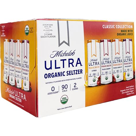 Michelob Ultra Organic Seltzer Third Edition Variety Pack Liquor