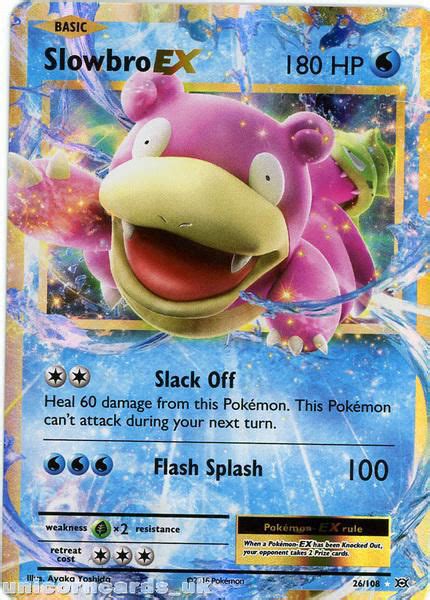 Slowbro Ex 26108 Evolutions Rare Holo Ex Mint Pokemon Card