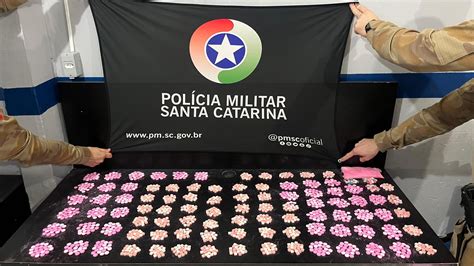 Homem foi preso mais de mil comprimidos de ecstasy em Camboriú