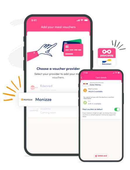 Paying With Monizze Meal Vouchers Mobile Via Payconiq By Bancontact App