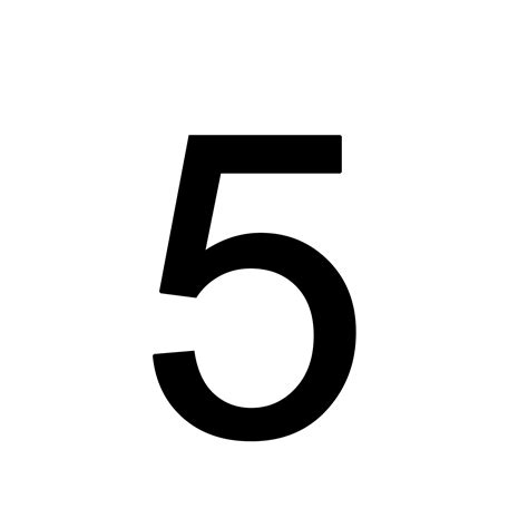 Number 5 Png Images Free Download