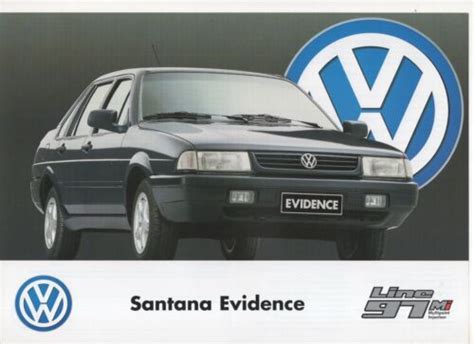 Volkswagen Santana Evidence Car Made In Brazil 1997 Prospekt