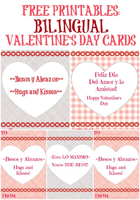 20 Valentines Day Printables In Spanish • Orange County Guide By