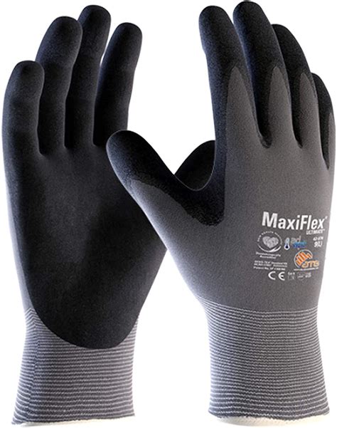 Maxiflex Ultimate 34 874 Nitrile Foam Palm Coated Work Gloves 10xl