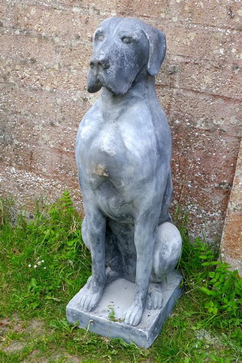 Antiques Atlas Pair Of Large Old Weathered Great Dane