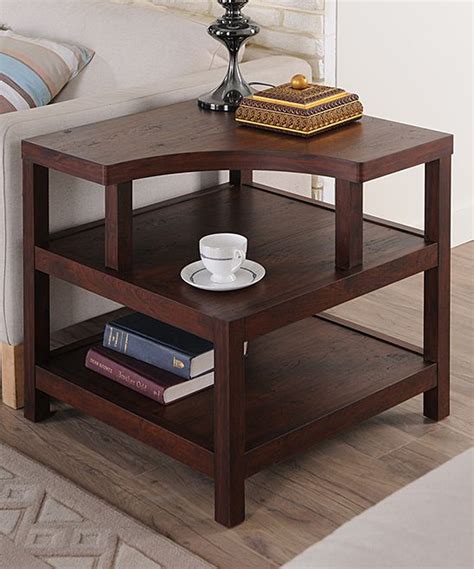 Maybe you would like to learn more about one of these? Walnut Modern End Table | zulily | Corner table designs ...