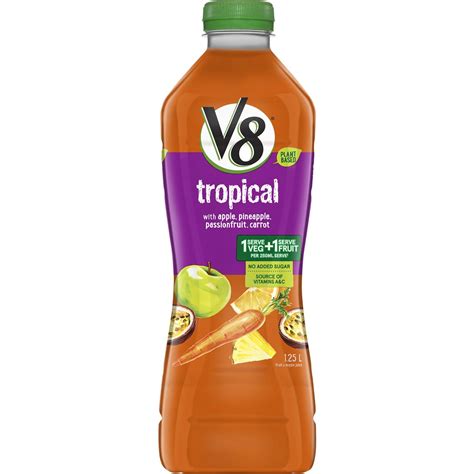 Calories In V8 Tropical Fusion Juice Calorie Counter Australia