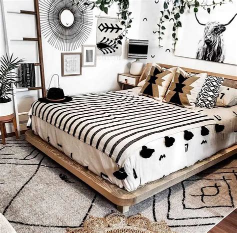 25 Boho Bedroom Ideas For The Perfect Bohemian Vibe Aspect Wall Art