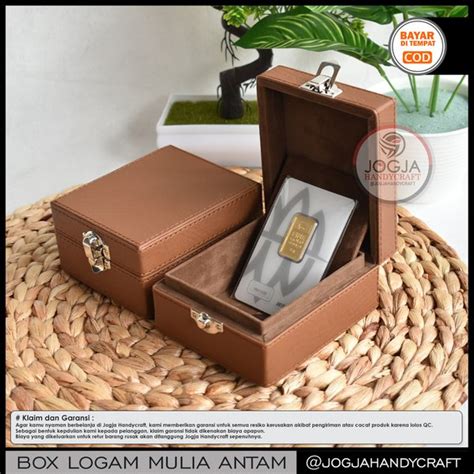 Syarat kerja di toko emas. Jual PREMIUM Box Logam Mulia Antam Berjahit - Kotak Tempat ...