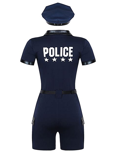 Sexy Women Police Uniform Office Cosplay Costume Halloween Maid Stewardess Dress Ebay
