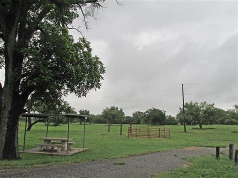 Very dispersed and most have picnic tables with shade awnings which are great for hammocks. San Angelo State Park Equestrian Campsites with Water and ...