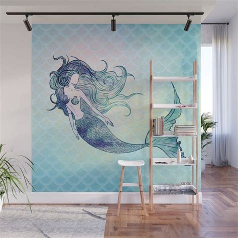 Pin By Avonelle Tomlinson On Guest Bedroom Kids Room Murals Mermaid