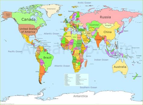 It is nicknamed lo stivale (the boot). World Map And Alaska New Alaska World Map Besttabletfor ...