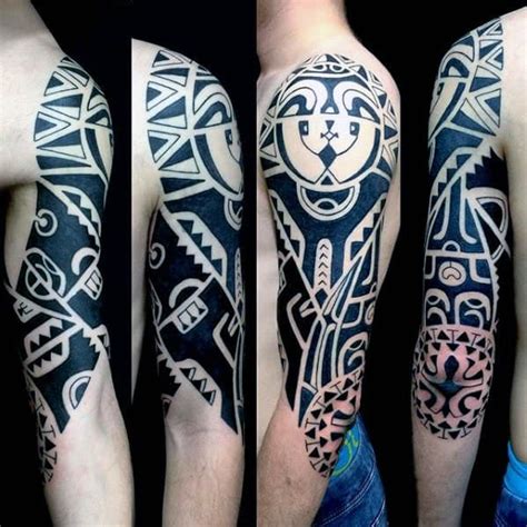 This will give you the vibe that you are looking for and can be covered by wearing long sleeves whenever required. 50 Badass Tribal Tattoos For Men - Manly Design Ideas
