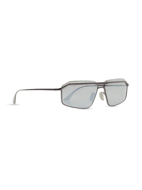 balenciaga eyewear rectangle frame bridge sunglasses farfetch