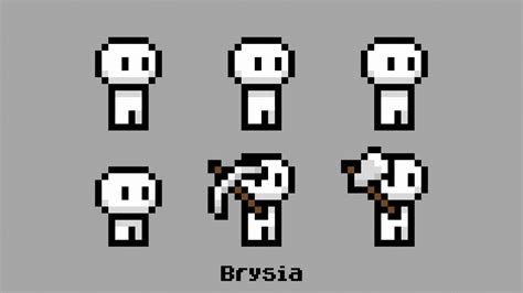 Pixel Simple Human Character 16x16 Px By Brysia