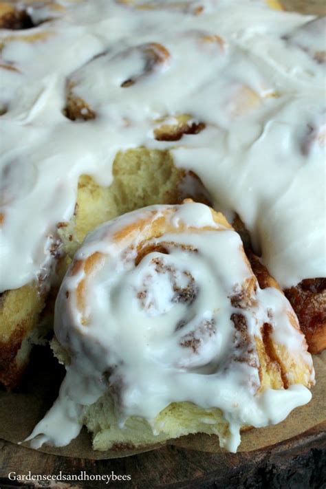 Yellow Cake Mix Cinnamon Rolls Garden Seeds And Honey Bees