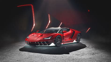 Fondos De Pantalla 1920x1080 Lamborghini Centenario Rojo Coches