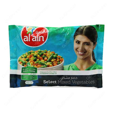 Al Ain Select Mixed Vegetables 400 G Buy Online