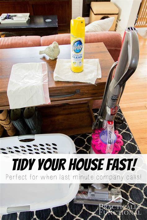 How To Tidy Your House Fast Practically Functional