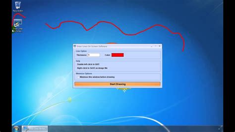 How To Use Draw Lines On Screen Software Youtube