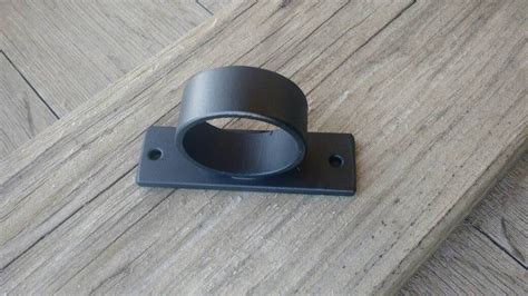 Brackets mount to the ceiling or wall. Ceiling or Wall Brackets Round Rods 1-Ea Custom bracket No ...