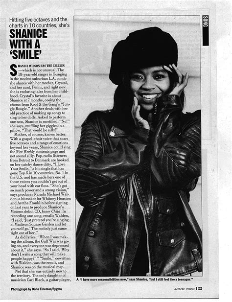 Shanice Wilson 8x10 One Page Magazine Photo Clipping J7168 At Amazons