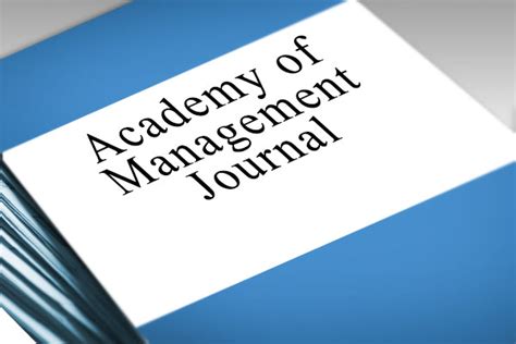 Integrated performance measurement of local hotels in the context of a global tourism destination: ジャーナルを知ろう!『Academy of Management Journal』 | Editage Insights