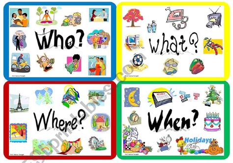 Question Words Poster And Worksheet Esl Worksheet By Tricia973