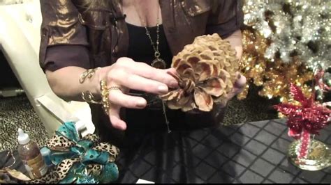 Chains of course is my nod to crochet. How to DIY Pinecone Christmas Ornaments by Donna Moss ...