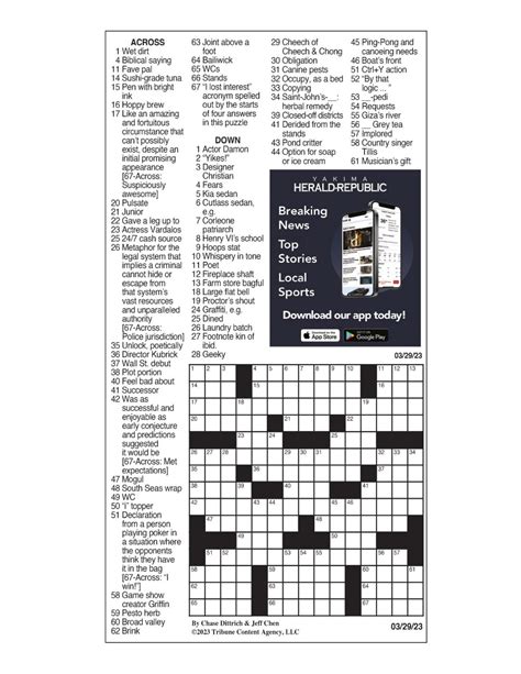 La Times Crossword March 29 2023 Crosswords